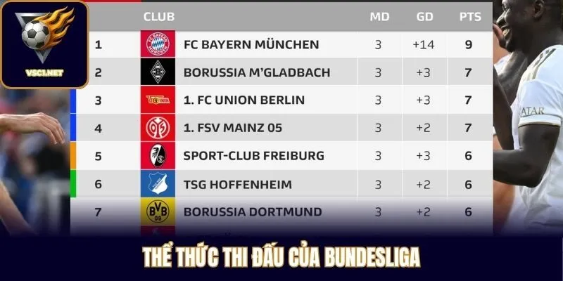 Thể thức thi đấu của Bundesliga